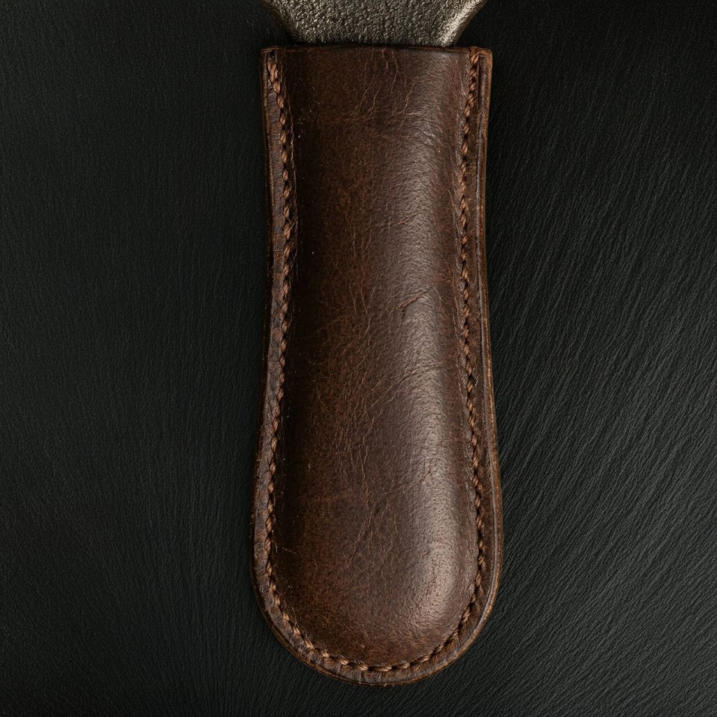 Leather handle