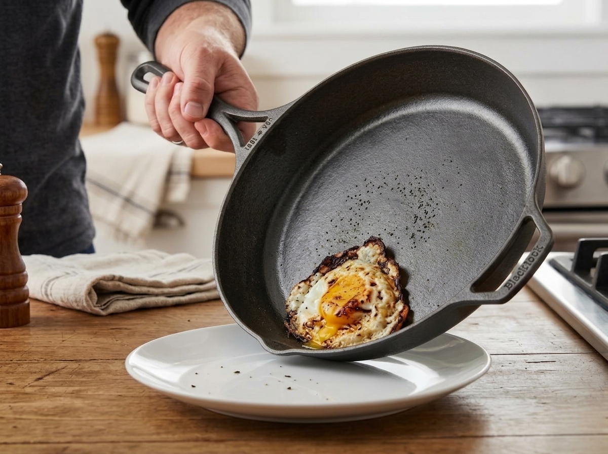 Before — Lodge cast iron skillet surface